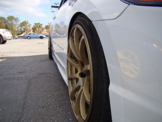 2008 Honda Civic with 18x10 Advan RS wheels