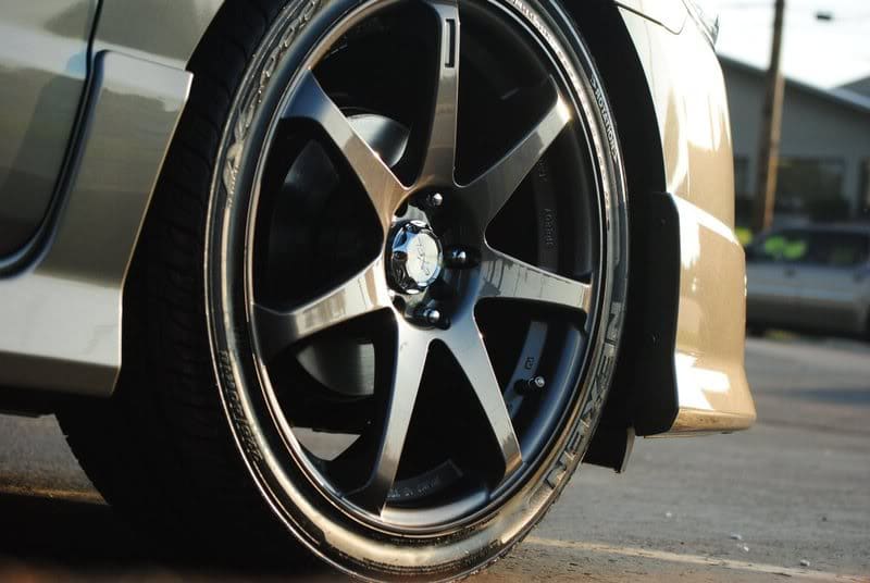 2008 Honda Civic with 18x7.5 Enkei BK7 wheels