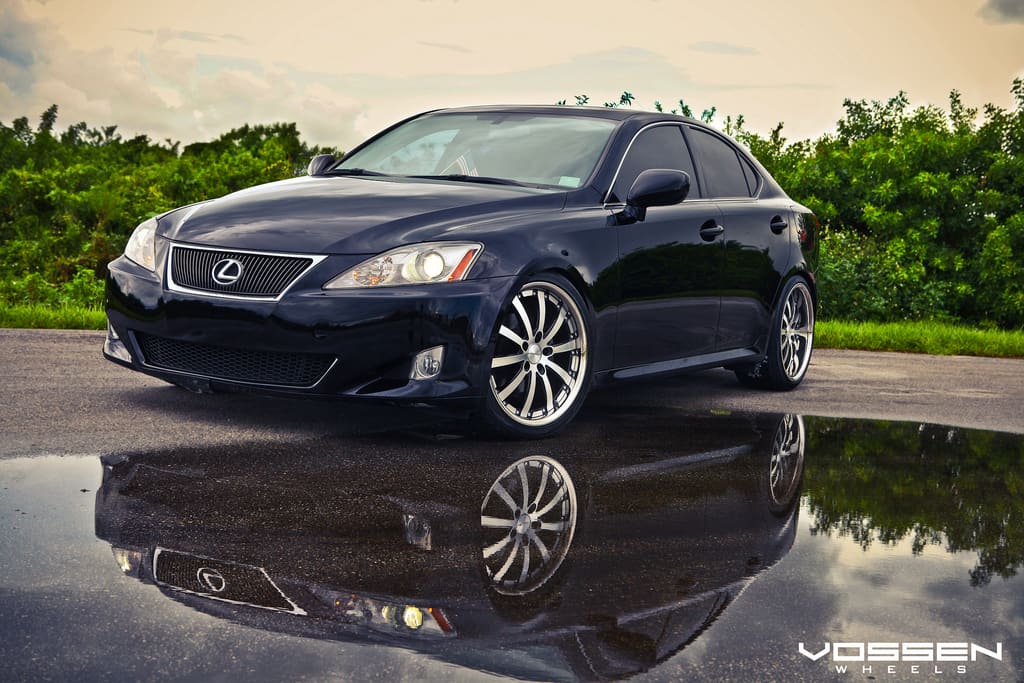 2009 Lexus IS 250 with 19x8.5 Vossen VVS083 wheels