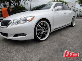 2008 Lexus GS 350 with 20x9 Vossen VVS082 wheels