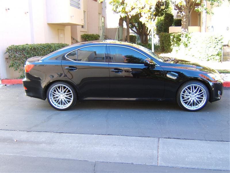 2006 Lexus IS 250 with 19x8.5 MMR GT-1 wheels
