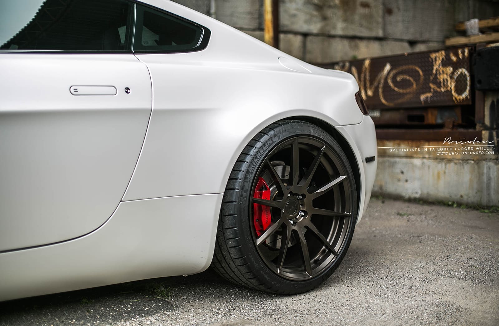 2013 Aston Martin V8 Vantage with 20x9 Brixton Forged R10 wheels