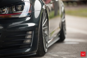 2015 Volkswagen GTI with 19x9.5 Vossen VFS-2 wheels