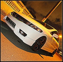 2011 Honda Civic with 18x9 Rota Boost wheels