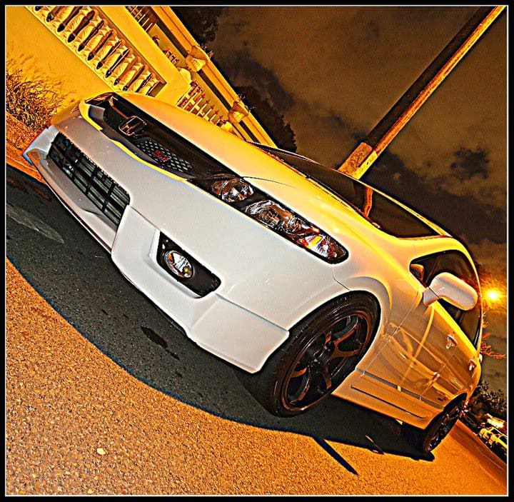 2011 Honda Civic with 18x9 Rota Boost wheels