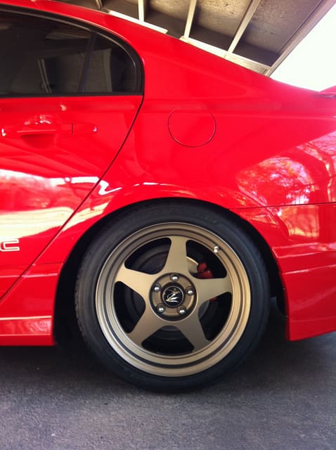2009 Honda Civic with 17x9 Desmond Regamaster Promadas wheels