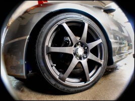 2008 Honda Civic with 18x7.5 Exel BK7 wheels