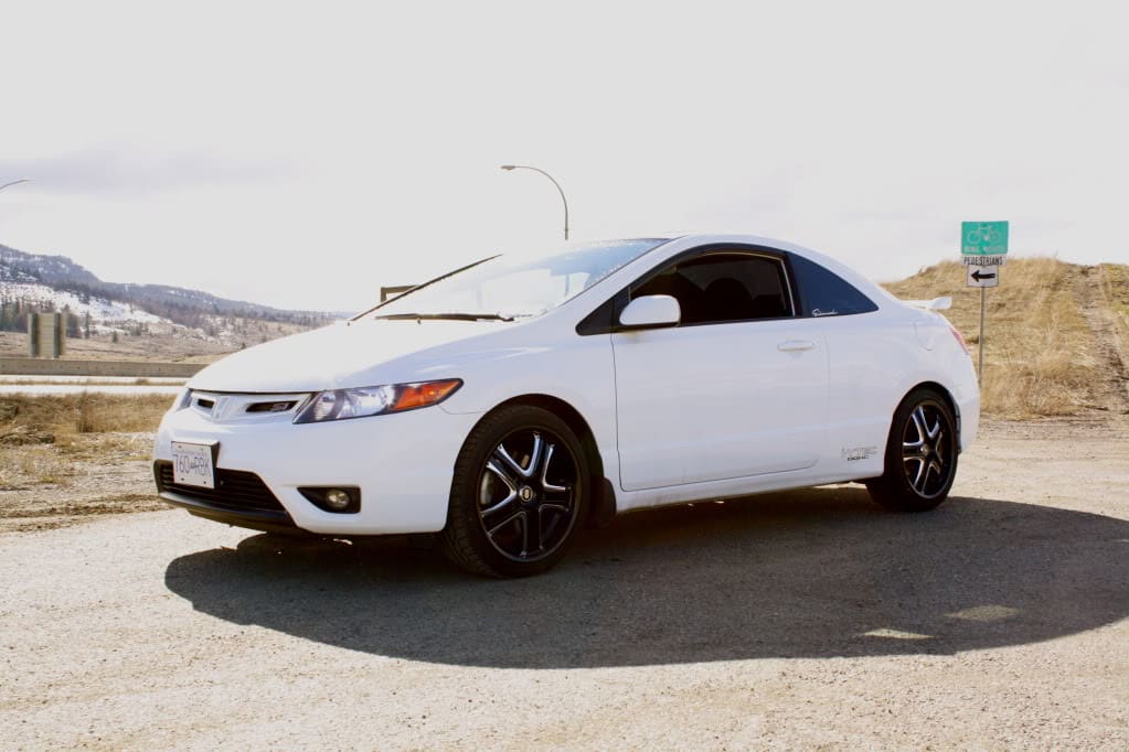 2011 Honda Civic with 18x8 Enkei AKP wheels