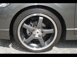 2011 Honda Civic with 18x8.5 Axis wheels