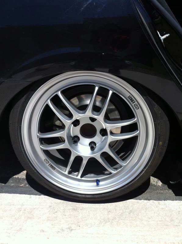 2008 Honda Civic with 17x8.5 Enkei RPF1 wheels