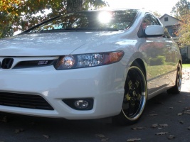 2009 Honda Civic with 18x8 Motegi Touge wheels