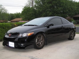 2006 Honda Civic with 17x7 Mugen MZ3X wheels