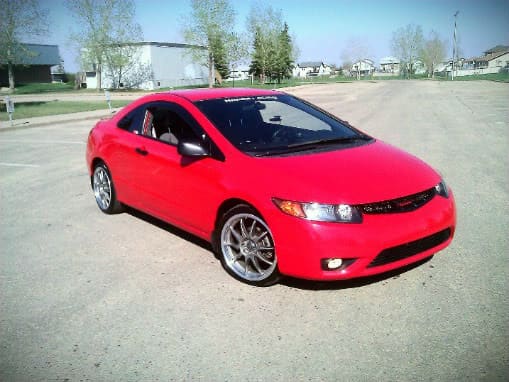 2010 Honda Civic with 18x8 Enkei J10 wheels