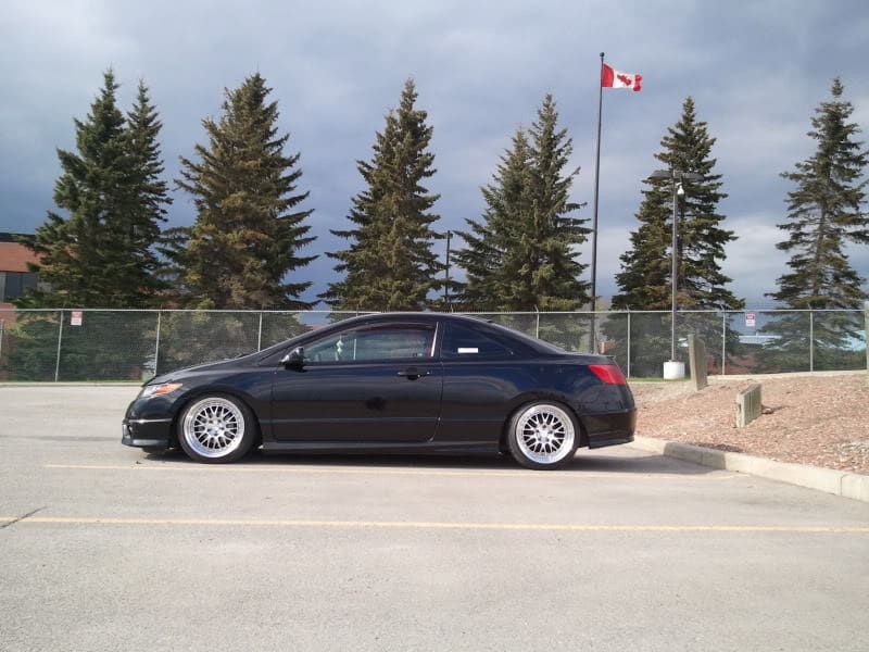 2008 Honda Civic with 17x9 CCW LM20 wheels