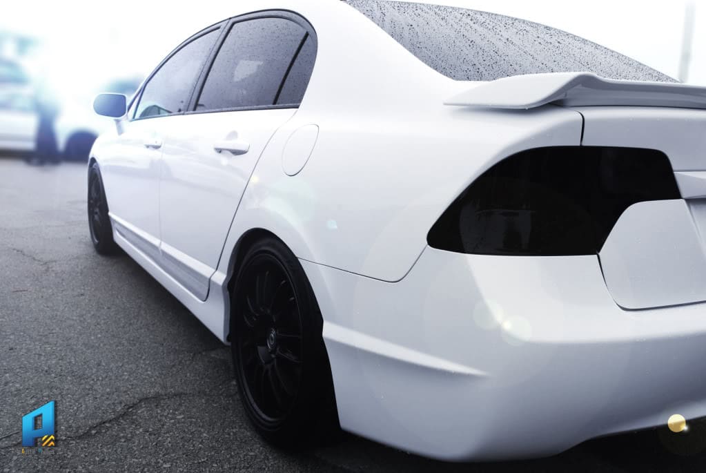2007 Honda Civic with 17x8 Konig Runaways wheels