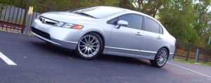 2010 Honda Civic with 17x7 Enkei SC03 wheels