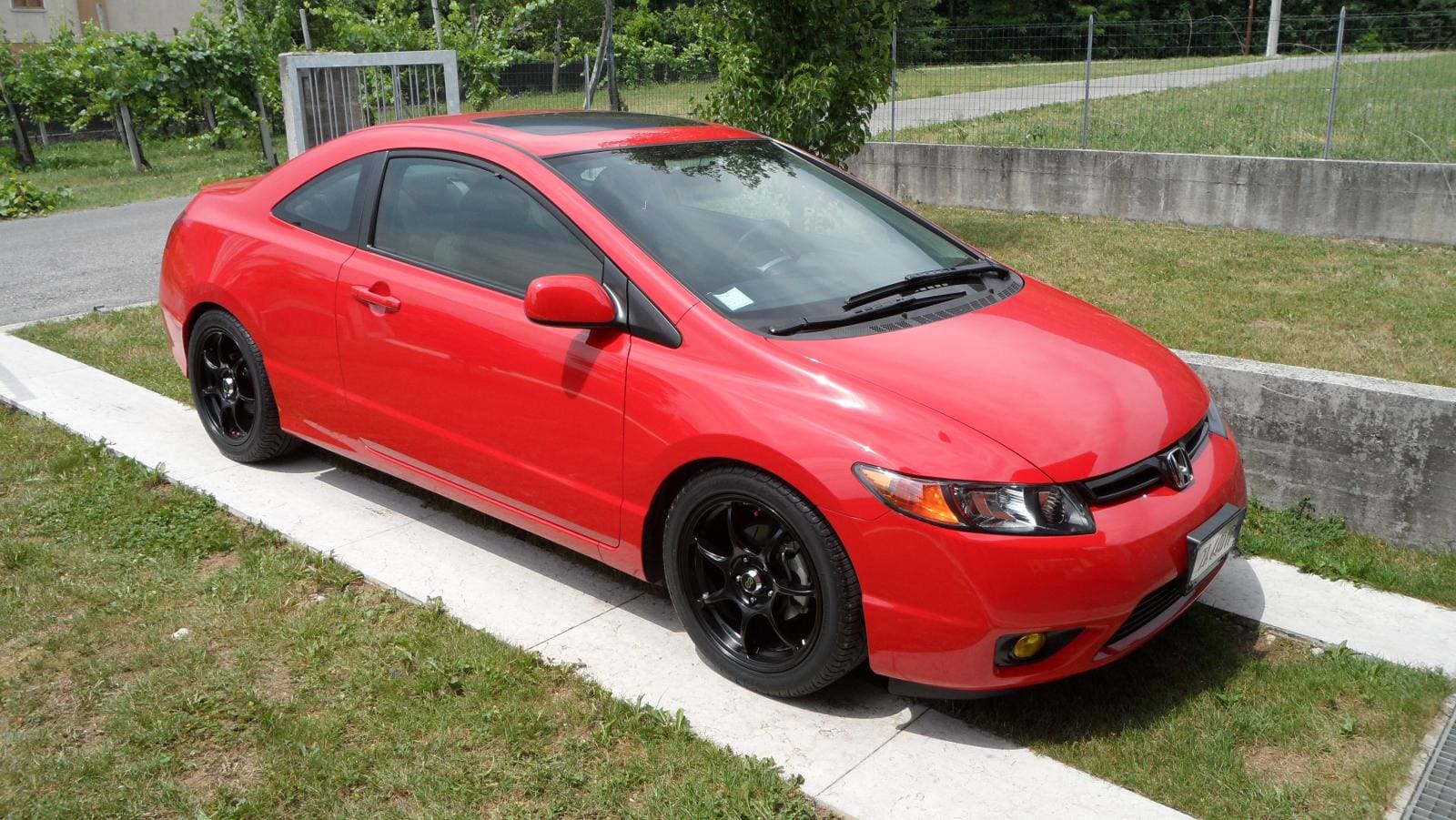 2010 Honda Civic with 17x7.5 Enkei Fujin wheels