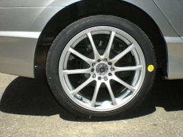 2011 Honda Civic with 17x7.5 Konig Feather wheels