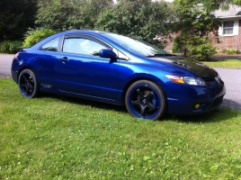 2010 Honda Civic with 18x7.5 Tenzo Tracer v2 wheels