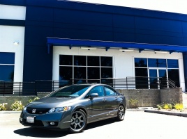 2011 Honda Civic with 18x7.5 Mugen GP wheels