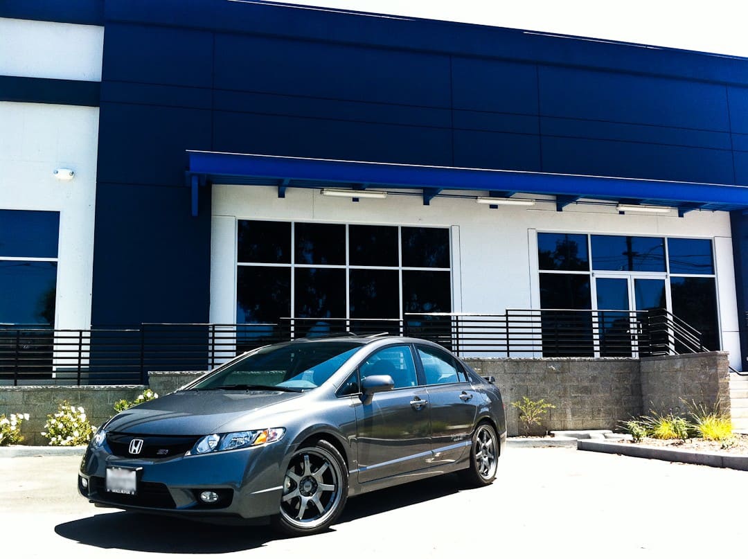 2011 Honda Civic with 18x7.5 Mugen GP wheels