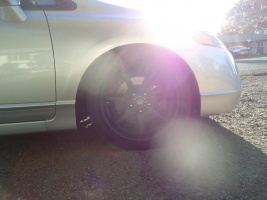 2011 Honda Civic with 17x7.5 Motegi MR125 wheels