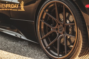 2014 Ferrari 458 Italia with 21x9.5 Brixton Forged CM5 Targa wheels