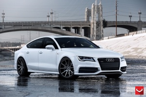 2014 Audi A7 with 20x10.5 Vossen VFS-1 wheels
