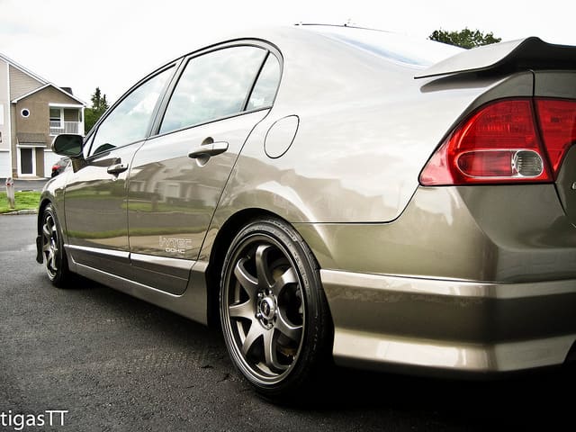 2010 Honda Civic with 17x8 XXR 552 wheels