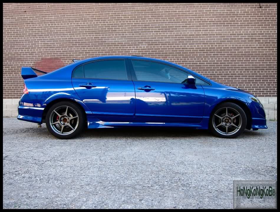 2006 Honda Civic with 17x7 Buddy Club P1 Originals wheels