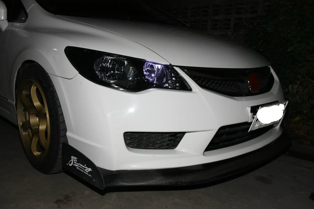 2011 Honda Civic with 17x9 Advan RG II wheels