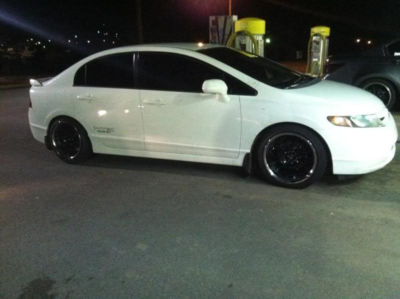 2011 Honda Civic with 17x9 XXR 526 wheels