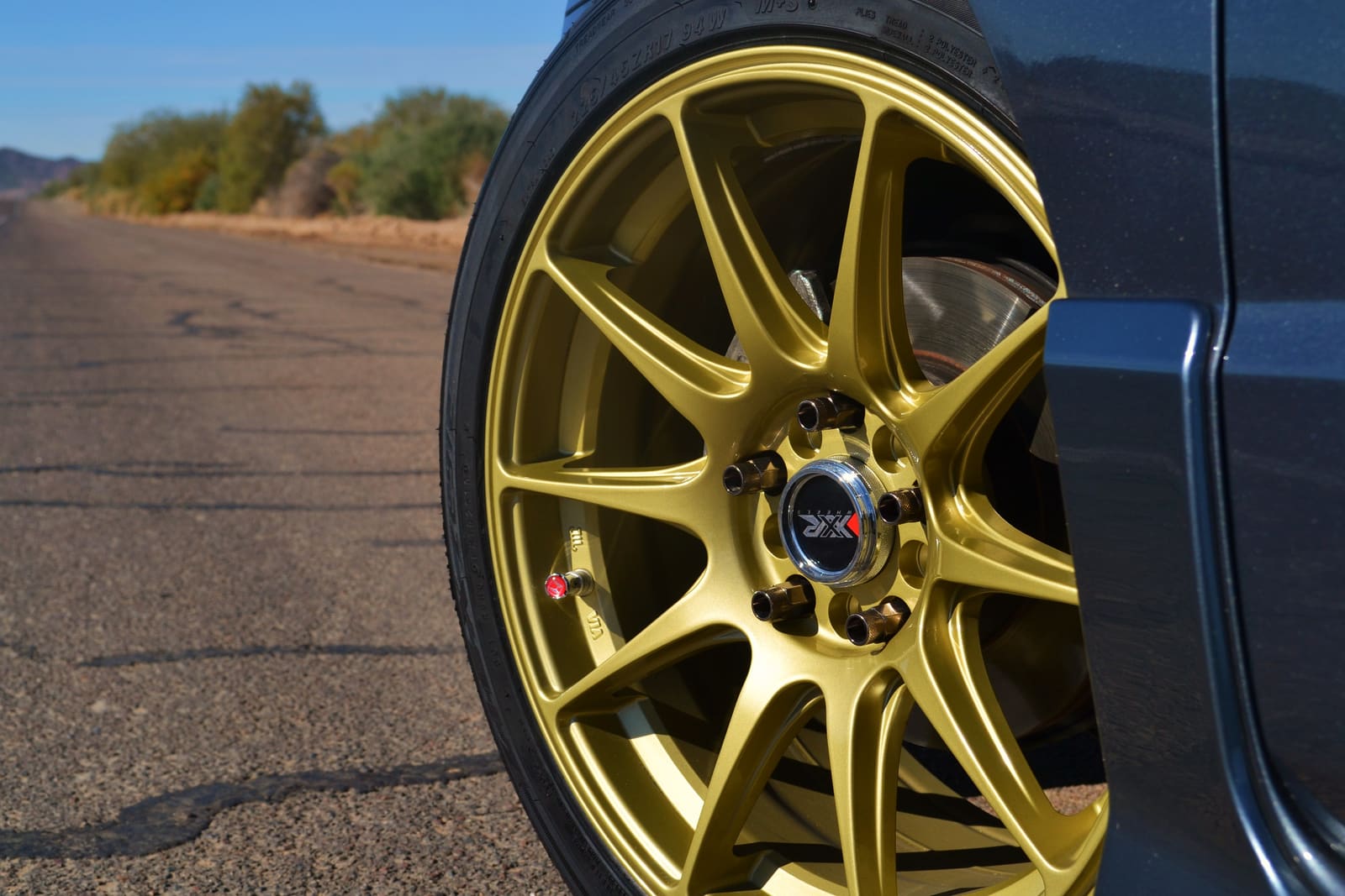2011 Honda Civic with 17x8.25 XXR 527 wheels