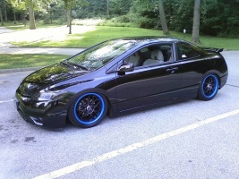 2011 Honda Civic with 17x8 XXR 006 wheels
