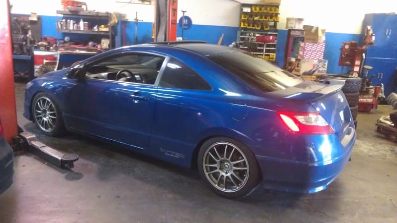 2010 Honda Civic with 17x8 Enkei GTC01 wheels
