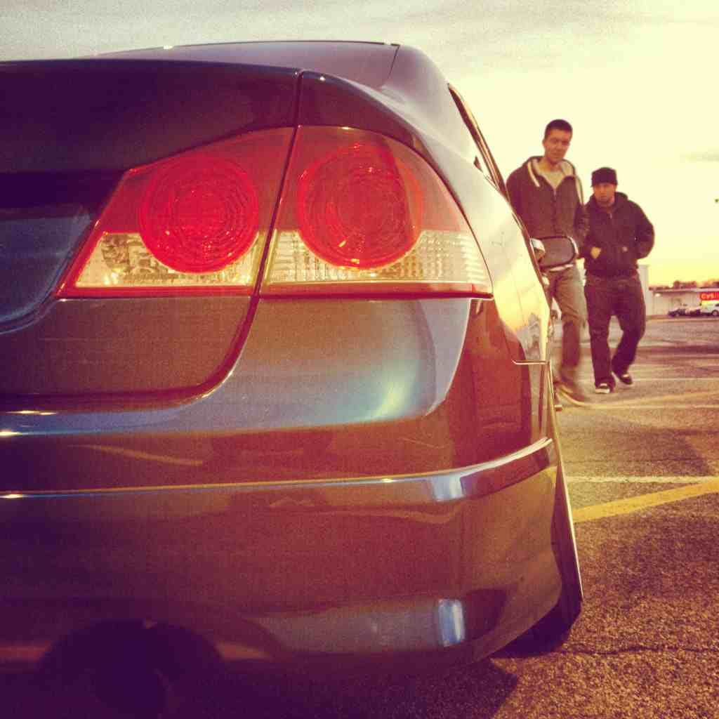 2009 Honda Civic with 17x9 wheels