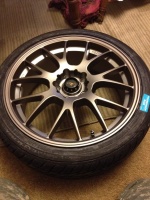 2010 Honda Civic with 18x7.5 Kazera KZ-I wheels