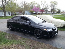 2006 Honda Civic with 17x8.25 wheels