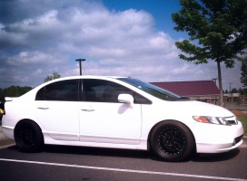 2012 Honda Civic with 18x10 XXR 521 wheels