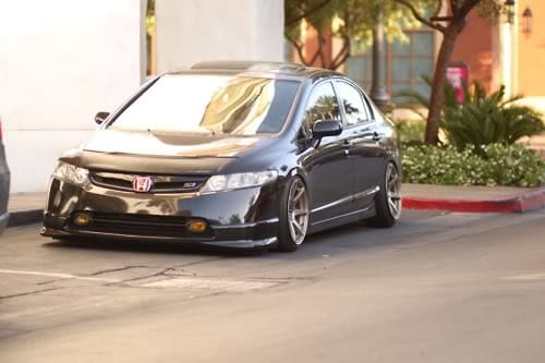 2008 Honda Civic with 17x9.5 MB Battles wheels