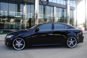 2007 Lexus IS 350 with 20x8.5 Stern ST-6 wheels