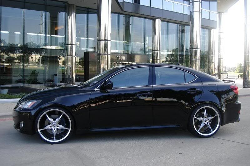 2007 Lexus IS 350 with 20x8.5 Stern ST-6 wheels