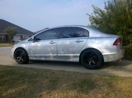 2008 Honda Civic with 17x9 Varrstoen wheels