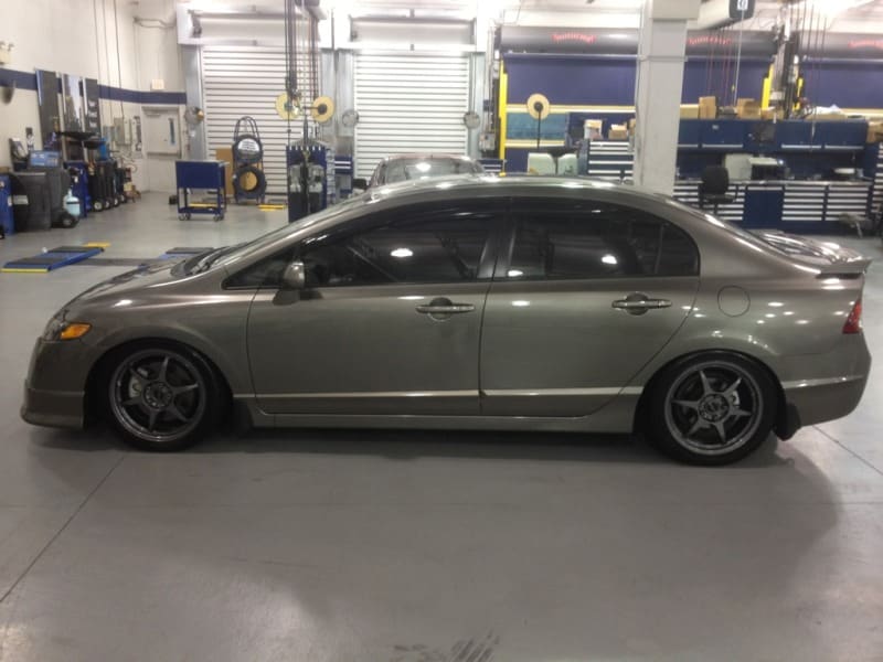 2009 Honda Civic with 17x7 Buddy Club P1 SF wheels