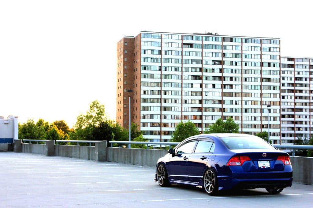 2009 Honda Civic with 19x9 MB Battles wheels
