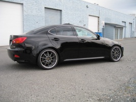 2006 Lexus IS 350 with 19x8 Blitz Technospeed wheels