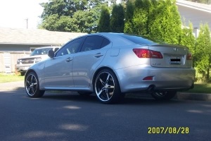 2006 Lexus IS 350 with 19x8.5 Maya MRS wheels