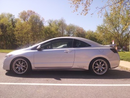 2009 Honda Civic with 18x8 BBS wheels