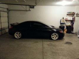 2009 Honda Civic with 17x9 XXR 962 wheels