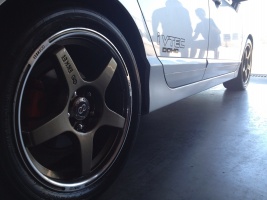 2007 Honda Civic with 17x7 Enkei EVO 5 wheels